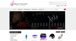 Desktop Screenshot of beautygallery.co.nz